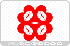 Lips &amp; Kisses SVG PNG DXF Product Image 1