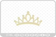 Crown Tiara SVG PNG DXF Product Image 1