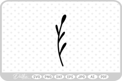 Botanical Branch SVG PNG DXF Product Image 1