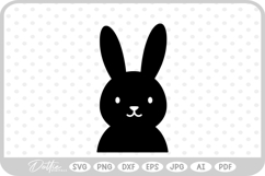Bunny Rabbit Easter Spring Time SVG PNG DXF Product Image 1