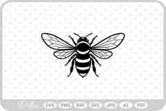 Bee Insect SVG PNG DXF Product Image 1