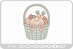 Bunny Bum - Easter Spring SVG PNG DXF Product Image 1