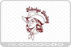 Cowgirl SVG PNG DXF Product Image 1