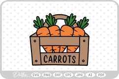 Carrot Crate SVG PNG DXF Product Image 1