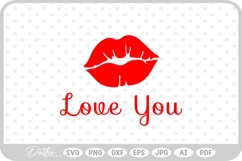 Lips &amp; Kisses SVG PNG DXF Product Image 1