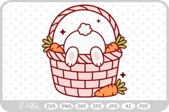 Bunny Bum - Easter Spring SVG PNG DXF Product Image 1