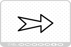 Arrow SVG PNG DXF Product Image 1