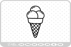Ice Cream SVG PNG DXF Product Image 1