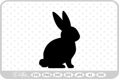 Bunny Rabbit Easter Spring Time SVG PNG DXF Product Image 1