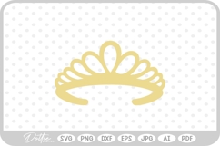 Crown Tiara SVG PNG DXF Product Image 1