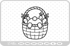 Bunny Bum - Easter Spring SVG PNG DXF Product Image 1
