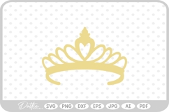 Crown Tiara SVG PNG DXF Product Image 1