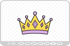 Crown SVG PNG DXF Product Image 1