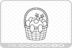 Bunny Bum - Easter Spring SVG PNG DXF Product Image 1