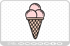 Ice Cream SVG PNG DXF Product Image 1