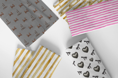 Heart Bows Ribbon Watercolor Clipart Product Image 9