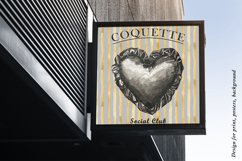 Heart Bows Ribbon Watercolor Clipart Product Image 4