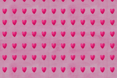 Heart Bows Ribbon Watercolor Clipart Product Image 10