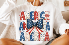 Coquette American Flag PNG Product Image 2