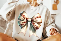 Baseball Coquette PNG, Baseball Bow PNG Sublimation, Sports Product Image 2
