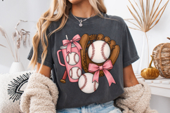 Baseball PNG, Baseball Mom PNG, Baseball Coquette PNG, Game Product Image 3