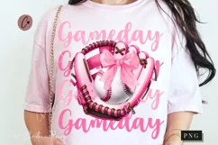 Baseball Coquette Gameday PNG | Baseball PNG Product Image 1