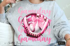 Baseball Coquette Gameday PNG | Baseball PNG Product Image 2