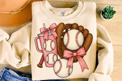 Baseball PNG, Baseball Mom PNG, Baseball Coquette PNG, Game Product Image 4