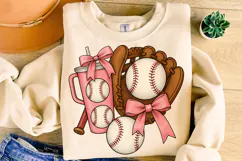 Baseball PNG, Baseball Mom PNG, Baseball Coquette PNG, Game Product Image 4