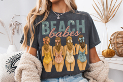 Beach Babes Summer PNG, Vintage Coquette Swimsuit Ladies PNG Product Image 4