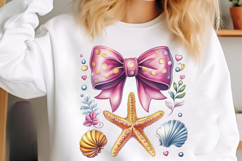 Coquette Beach Starfish Bow PNG Product Image 4