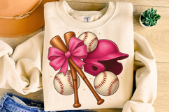 Baseball PNG, Baseball Mom PNG, Baseball Coquette PNG, Game Product Image 4