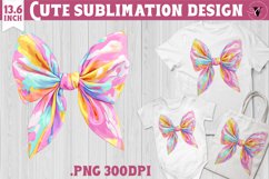 Coquette Bow sublimation | Easter cliparts Product Image 1