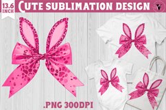 Coquette Bow sublimation | Easter cliparts Product Image 1