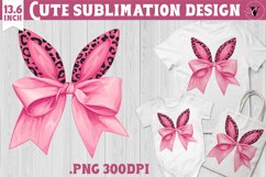 Coquette Bow sublimation | Easter cliparts Product Image 1