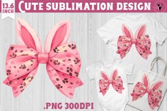 Coquette Bow sublimation | Easter cliparts Product Image 1
