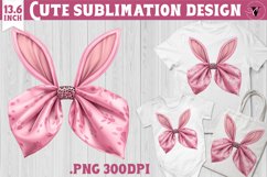 Coquette Bow sublimation | Easter cliparts Product Image 1