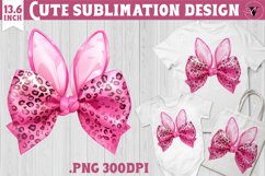 Coquette Bow sublimation | Easter cliparts Product Image 1