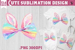 Coquette Bow sublimation | Easter cliparts Product Image 1