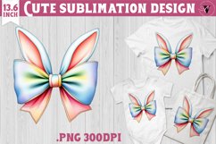 Coquette Bow sublimation | Easter cliparts Product Image 1