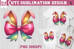 Coquette Bow sublimation | Easter cliparts Product Image 1
