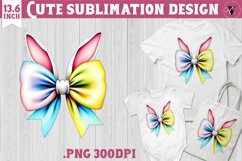 Coquette Bow sublimation | Easter cliparts Product Image 1