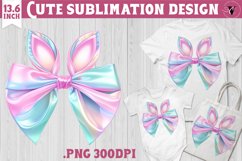 Coquette Bow sublimation | Easter cliparts Product Image 1