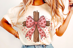 Cross Valentine's Day PNG, Love Like Jesus PNG, Christian Product Image 1