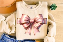 Pink Coquette Bow PNG, Coquette Bow PNG, Pink Ribbon PNG Product Image 1
