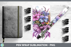 GorgeousCoquette Bow Pen Wrap design.