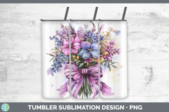 GorgeousCoquette Bow Tumbler design.