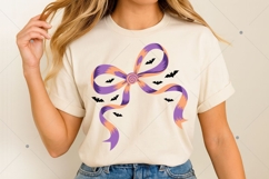 Coquette Bow Halloween PNG, Bow Brushstroke Handdrawn Product Image 3
