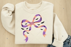 Coquette Bow Halloween PNG, Bow Brushstroke Handdrawn Product Image 5