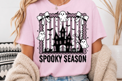 Coquette Bow Halloween PNG, Spooky Season Sublimation Product Image 3